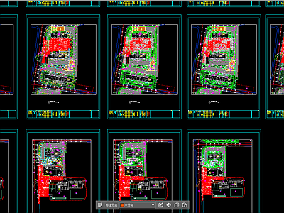 示范区景观 龙湖小区植物全套 施工图