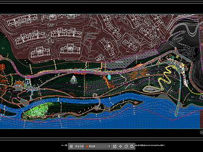 滨水公园 重庆万华麓溪湖公 张唐麓湖公园 施工图