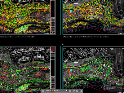 滨水公园 万华公园景观图纸 施工图