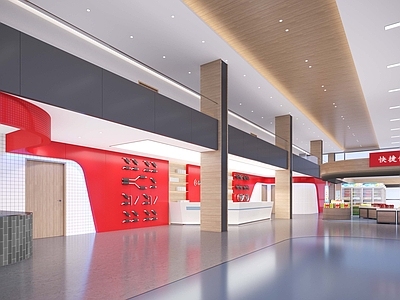 现代加油站 加油站 高速休息区 加油站超市 高速服务区