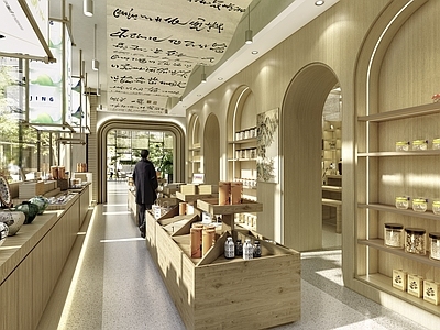 现代其他店铺 茶叶店 特产店