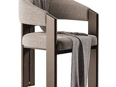 现代欧式休闲椅 木椅 布椅