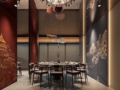 新中式中式其他餐饮空间 包厢