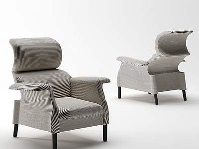 现代意式休闲椅 现代休闲椅 扶手椅