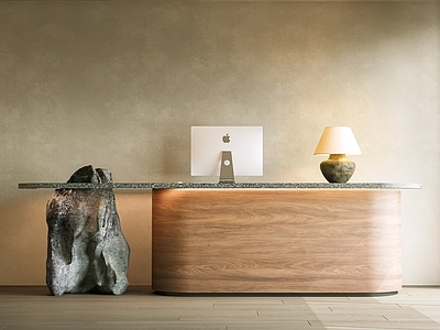 中古前台 中古风接待台 服务台 酒店前台 民宿前台 公司前台