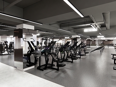 现代健身房 健身房