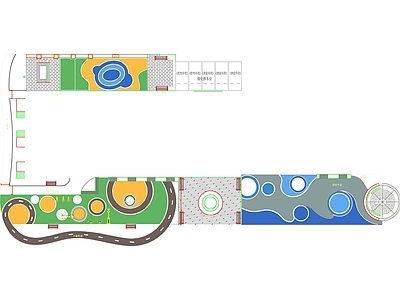 儿童公园 儿童活动场 施工图