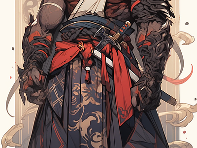 现代新中式其他挂画 动漫 立绘 二次元 插画 艺术挂画