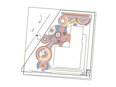 口袋公园 儿童活动场 施工图