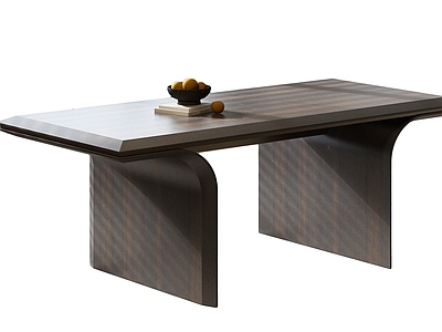 意式轻奢餐桌 方形餐桌 大板桌 岩板餐桌 实木餐桌 现代意式奢华餐桌