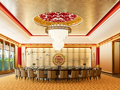 中式新中式包厢 新中式包间 中式包间 唐元素 酒店包间 高端