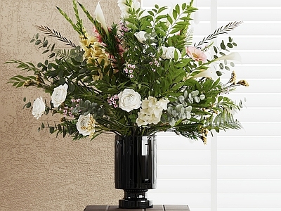 现代花艺 玻璃花瓶 现代花瓶 花艺花卉 鲜花摆件 插花花艺