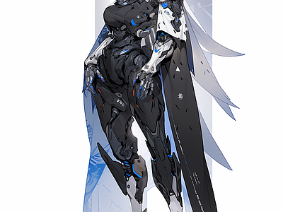 现代新中式其他挂画 动漫 赛博朋克 立绘 插画 艺术挂画