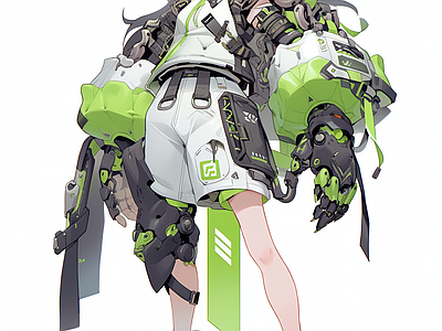 现代新中式其他挂画 动漫 赛博朋克 立绘 插画 抽象挂画