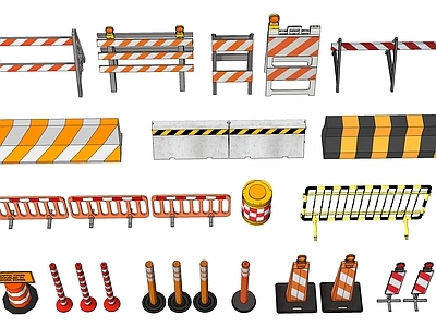 现代围栏护栏 现代路障 市政围栏 道路围栏