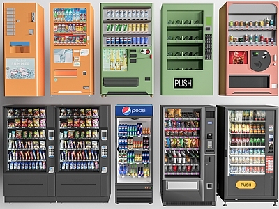 冰柜 现代自动售卖机 冰柜 自助冰柜 售卖机