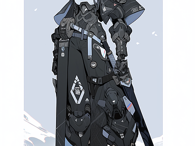 现代新中式其他挂画 动漫 立绘 赛博朋克 插画 抽象挂画