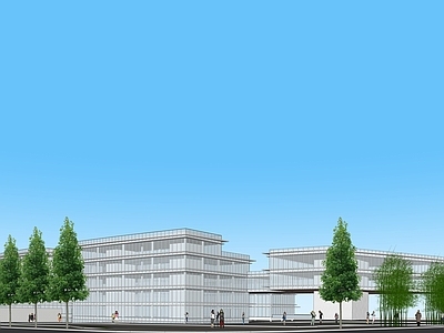 现代办公楼 多层办公楼