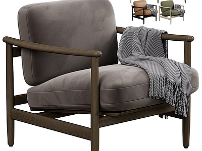 现代欧式休闲椅 沙发椅 皮椅