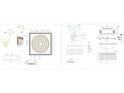 现代围墙图库 文化墙 施工图