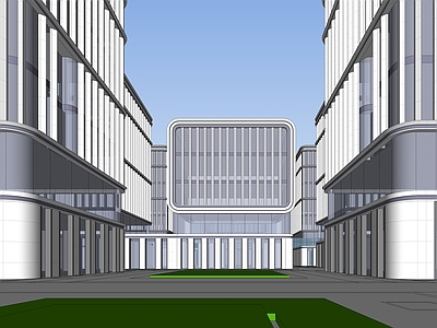 现代简约研发厂房 园区