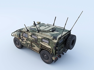 汽车 俄罗斯虎式装甲车 军车 防弹车 雷达车 指挥车