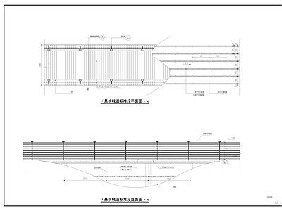 现代综合景观图库 悬挑栈道 架空栈道 施工图