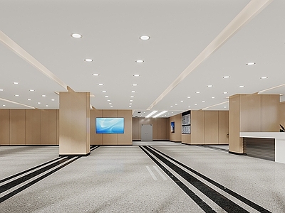 现代办公大厅 办公大厅