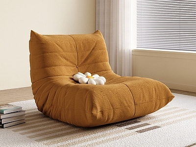 中古复古懒人沙发 毛毛虫沙发 懒人沙发 单人沙发 休闲沙发