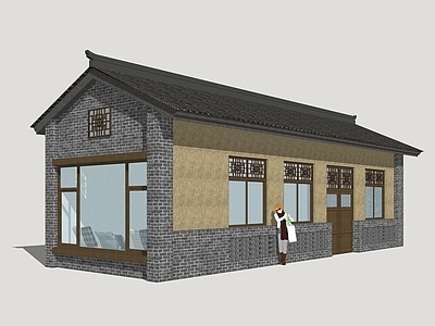新中式乡村民房 乡村土房子 乡土民房 乡村自建房 乡村民房建筑