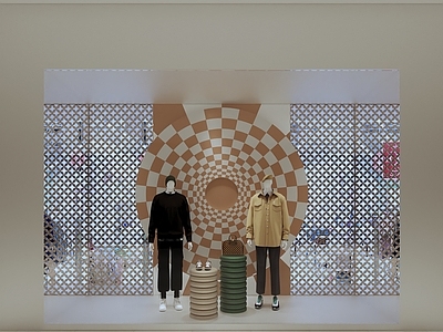 现代服装店 男装店