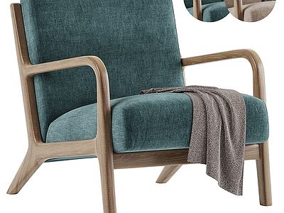 现代躺椅 皮椅 布椅