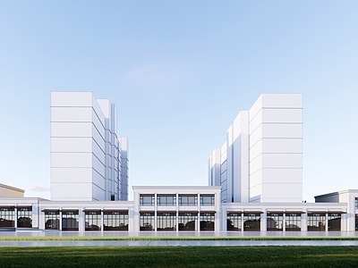 现代简约其他商业建筑 小区商业 沿街店铺