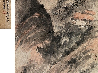 新中式中式其他挂画 水墨画 中式山水画