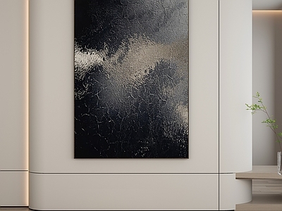 现代侘寂挂画 油画 书房挂画 茶室挂画 客厅挂画 玄关挂画