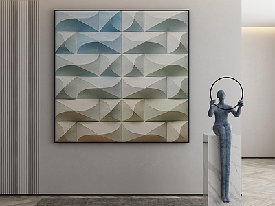 现代侘寂挂画 油画 书房挂画 茶室挂画 客厅挂画 玄关挂画