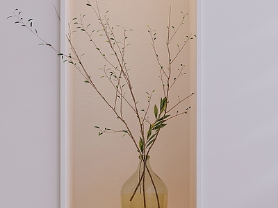 现代中古花艺 植物摆件 花卉花艺 桌面绿植 装饰绿植