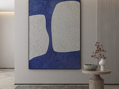 现代侘寂挂画 油画 书房挂画 茶室挂画 客厅挂画 玄关挂画