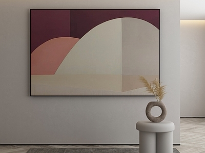 现代侘寂挂画 油画 书房挂画 茶室挂画 客厅挂画 玄关挂画