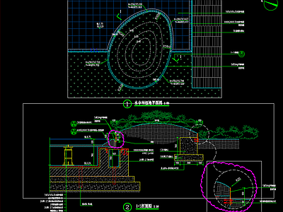 现代树池图库 水中种植池详图 种植池详图 金属种植池 施工图
