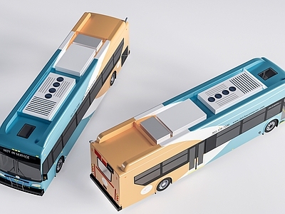 现代汽车站 吧台 公交车 旅游大巴 巴士