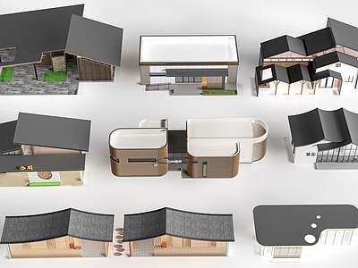 现代其他公共建筑 现代公厕建筑 厕所建筑