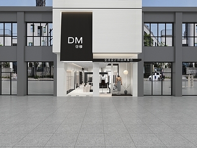 极简奶油服装店 女装店