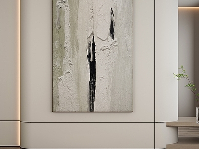 现代侘寂挂画 油画 书房挂画 茶室挂画 客厅挂画 玄关挂画