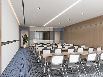 现代简约报告厅 培训室 教室 会议室