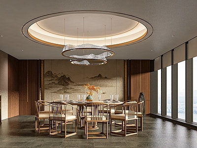 新中式中古包厢 餐厅包厢 酒店包厢