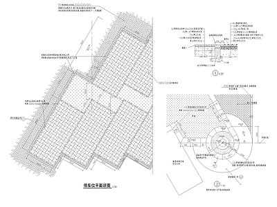 景观平面图 停车场平面图 施工图