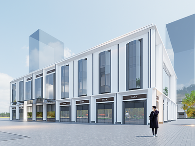 现代商业街 商业街 太古里商业街 步行街 商店建筑 商业建筑