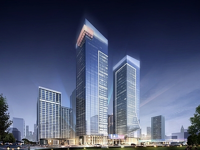 现代酒店建筑 超高层酒店 高层酒店建筑 高层酒店 超高层办公 超高层