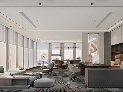 现代意式董事长办公室 现代意式董事长室